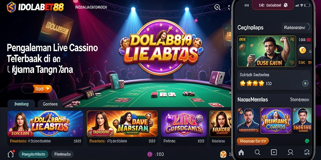 Tampilan gameplay yang menegangkan dari IDOLABET88 di Live Casino.