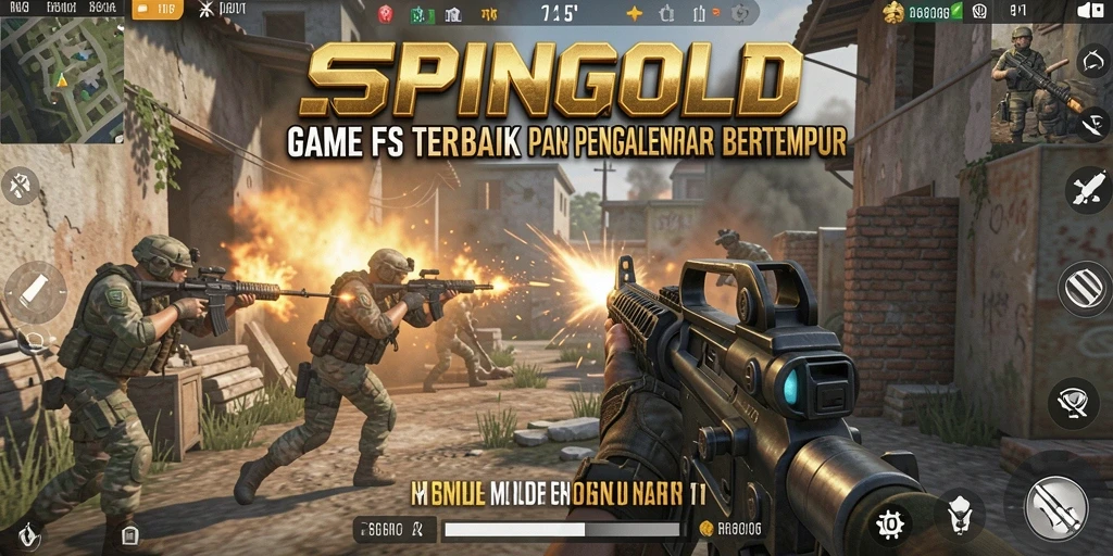 Tampilan gameplay SPINGOLD yang intens dan menegangkan